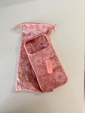 Loopy Case Pink Floral Phone Case with Matching Pouch